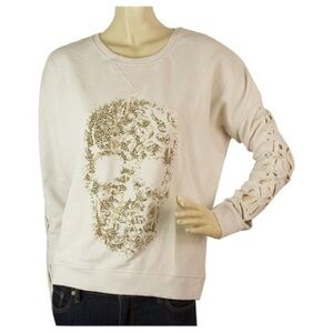 Zadig and Voltaire sunny cotton laser cut shirt small